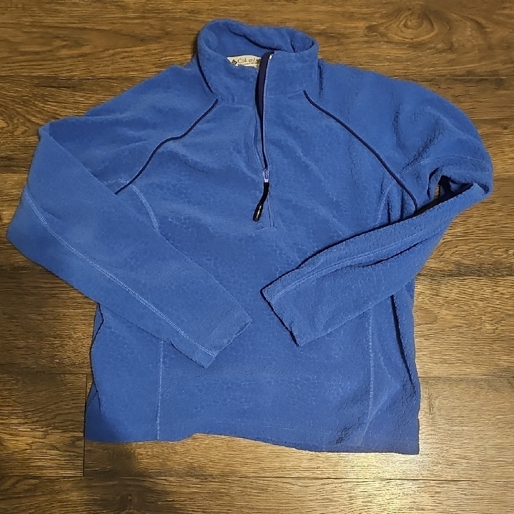 Columbia Fleece Pullover Textured Xlarge Women Activewear Athletic Jacket